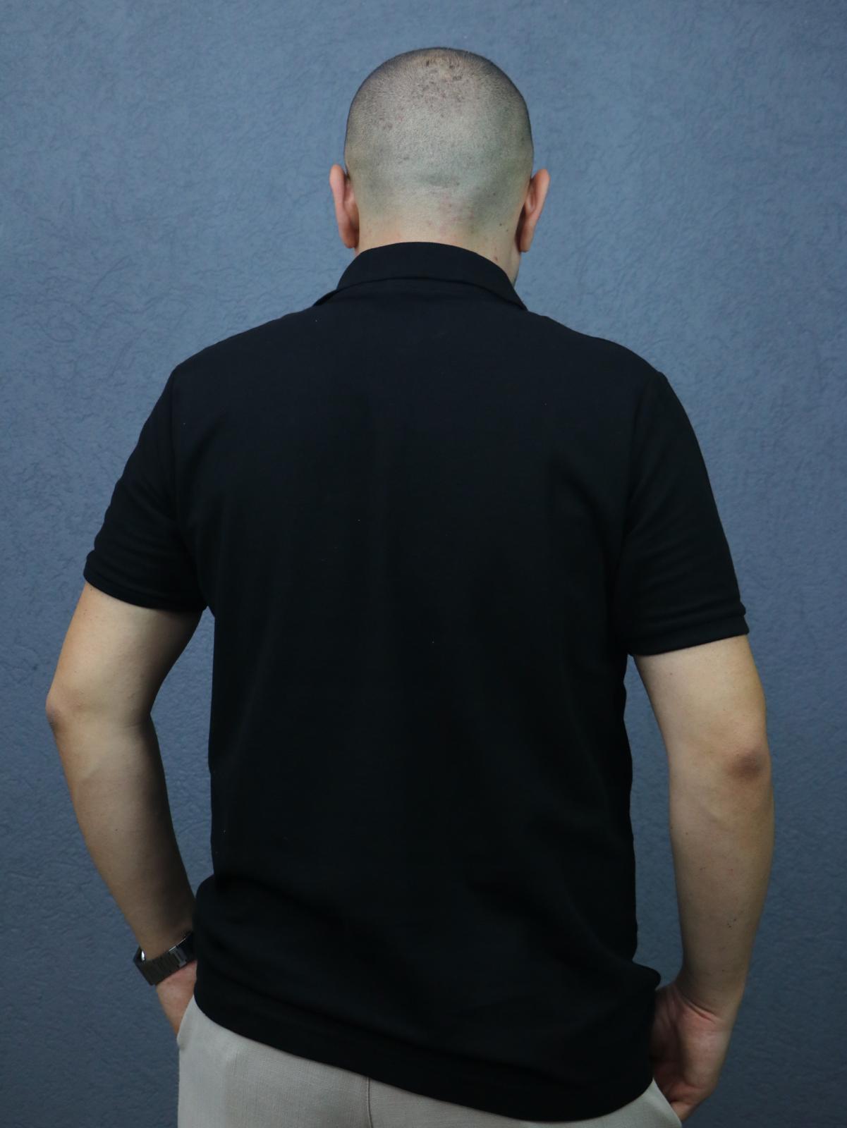 Polo Yaka Siyah - Resim 2