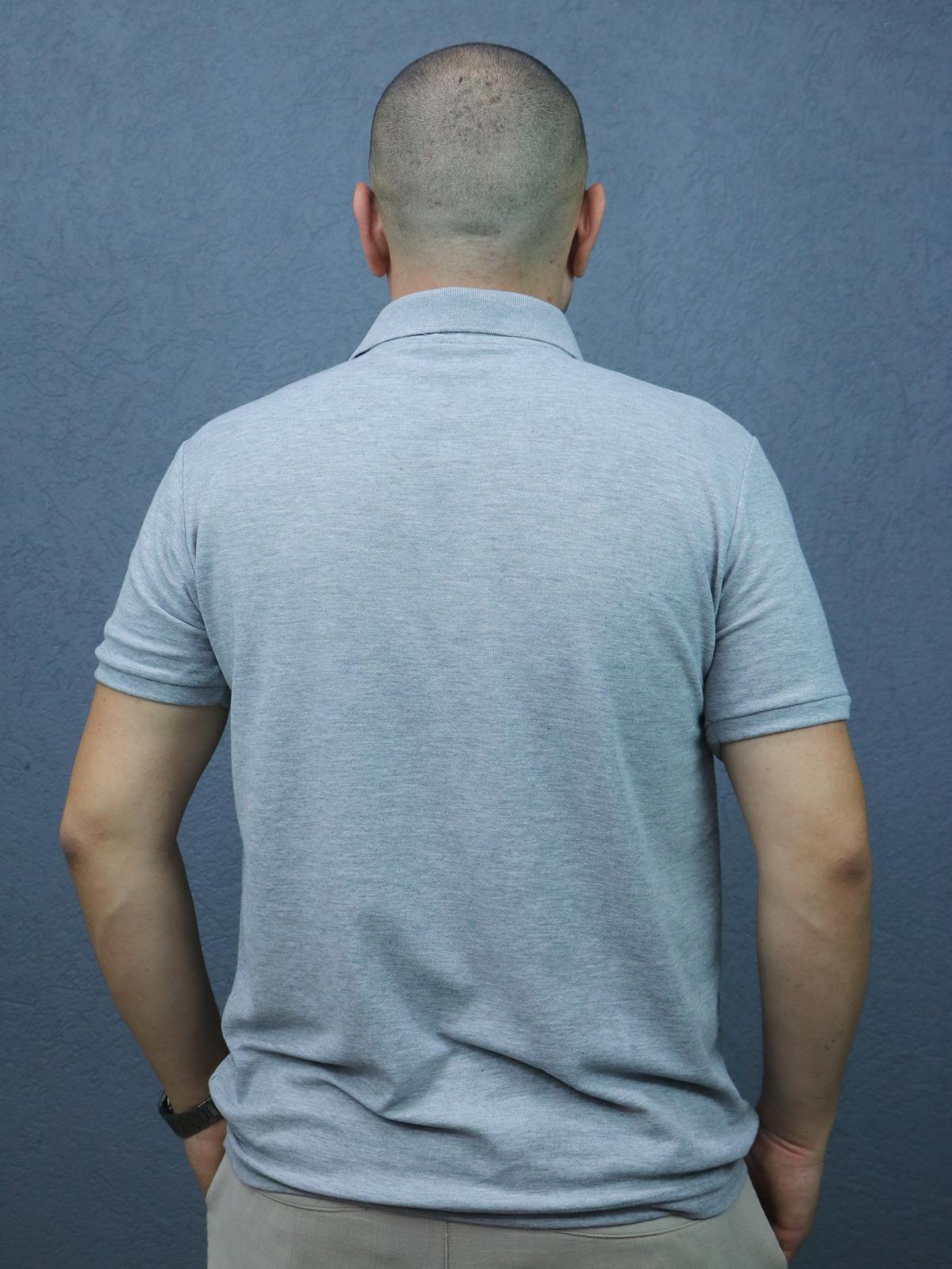 Polo Yaka Gri - Resim 2